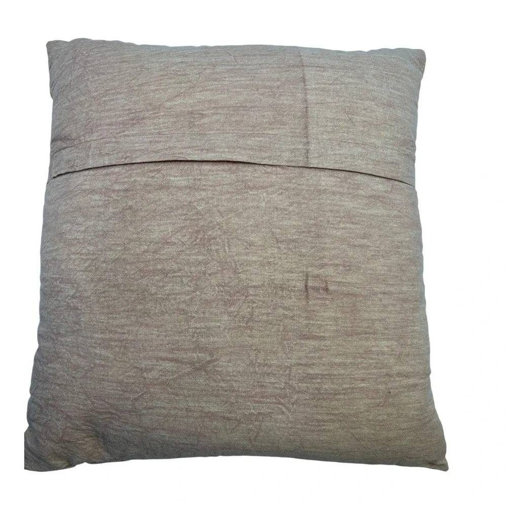 Indian‎ Embroidered Elephant Cotton Pillow Cover Boho Gold Purple 15x15